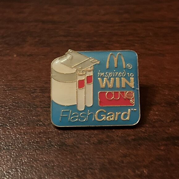 McDonald’s Inspired To Win Cuno Flashgard Employee Lapel Hat‎ Pin - Picture 1 of 4
